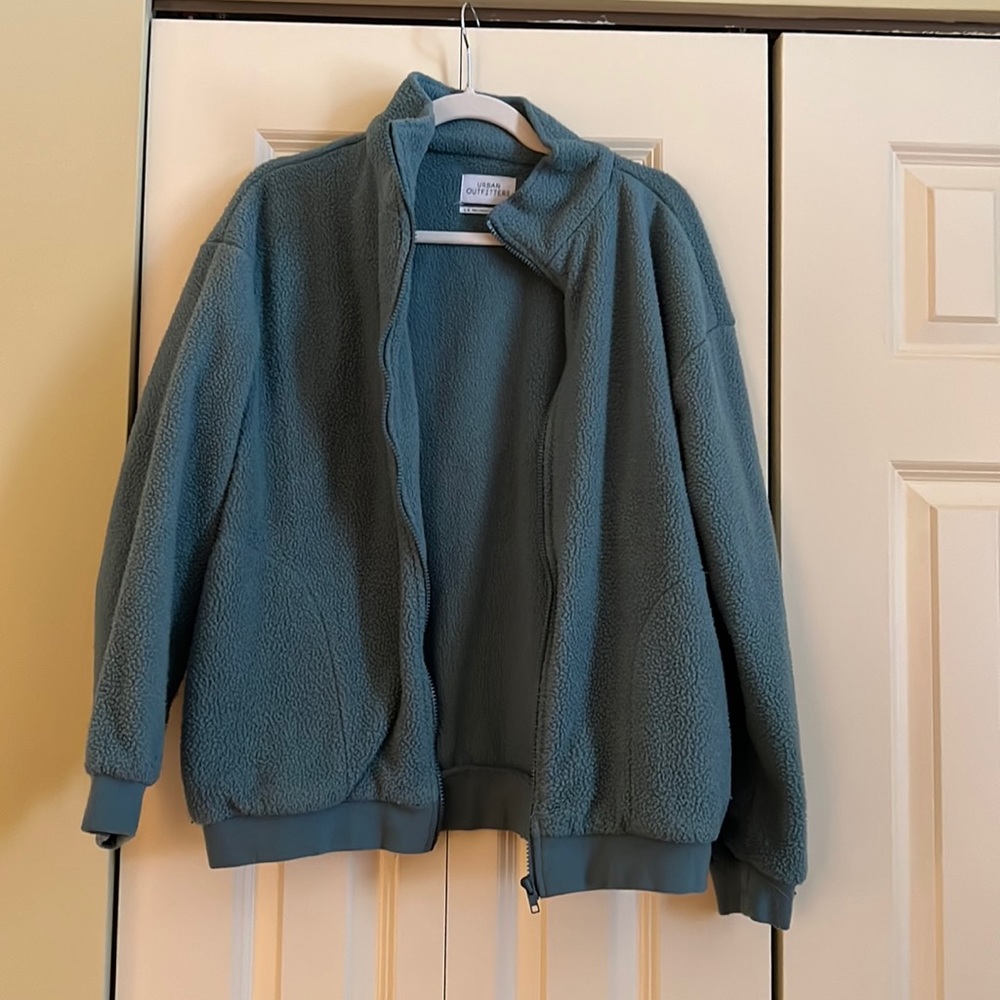 Urban outfitters fleece bomber jacket